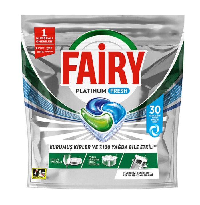 Fairy Platinum Fresh Hepsi 1 Arada 30 Tablet - Görsel 1