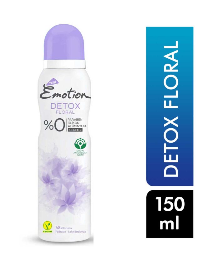 Emotion Deodorant Detox Floral 150 ml - Görsel 1