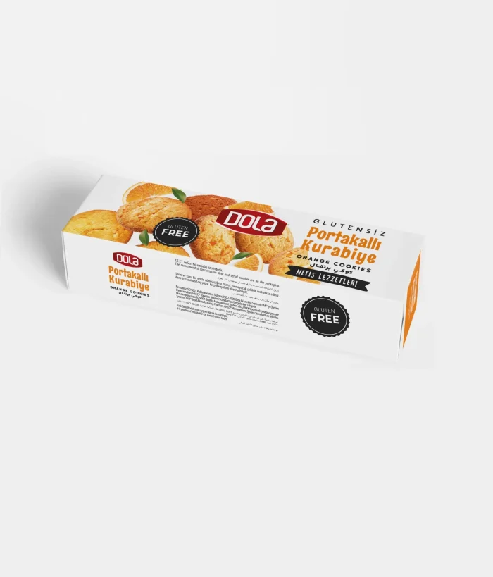 Dola Glutensiz Portakallı Kurabiye 85 gr - Görsel 1