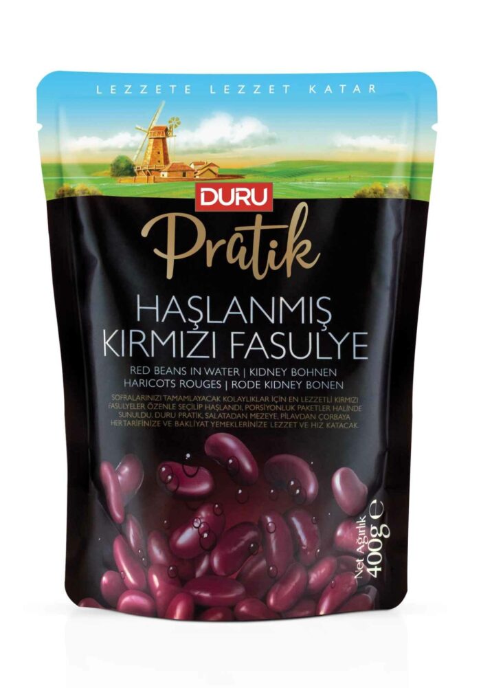 Duru Pratik Haşlanmış Kırmızı Fasulye 400 gr - Görsel 1