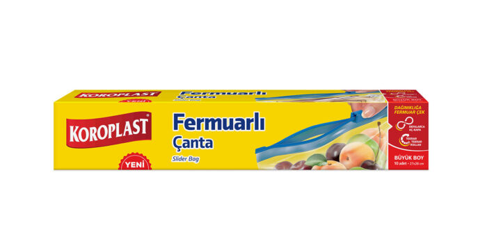 Koroplast Fermuarlı Çanta Büyük Boy 27X28 Cm 10 Adet - Görsel 1