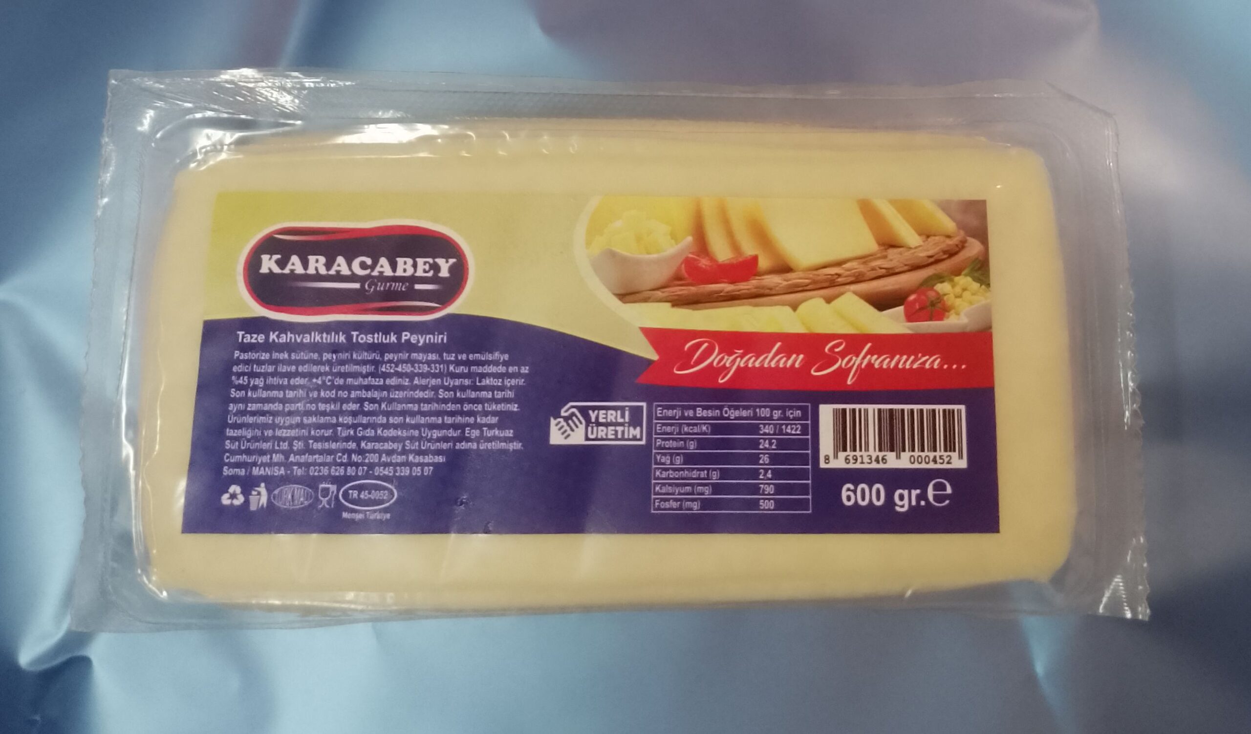 Exif_JPEG_420 Karacabey Taze Kahvaltılık Tostluk Peynir 600 gr - Görsel 1