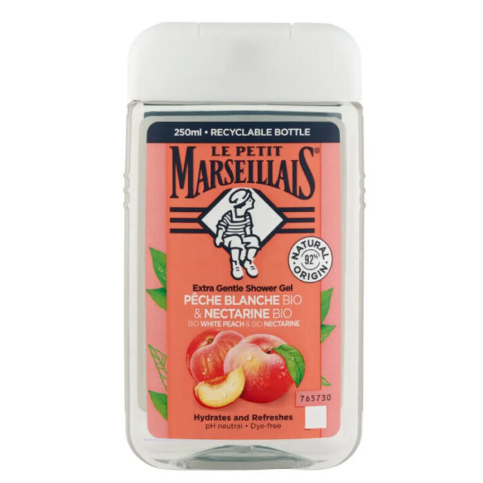 Le Petit Marseillais Duş Jeli Şeftali ve Nektarin 250 ml - Görsel 1