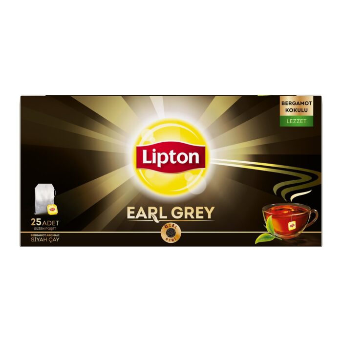 Lipton Earl Grey Bardak Poşet Çay 25 Adet - Görsel 1