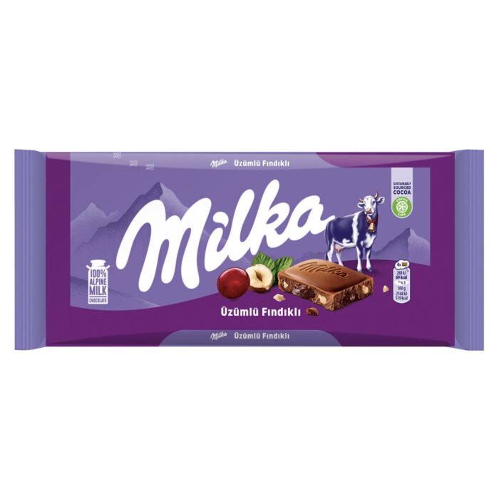 Milka Fındıklı Çikolata 80 gr - Görsel 1