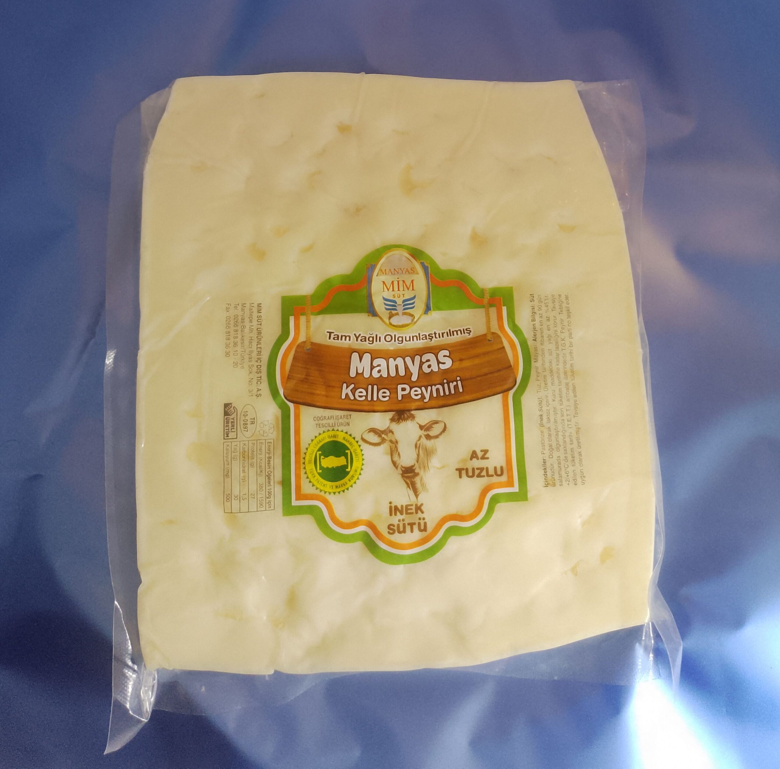 Exif_JPEG_420 Mim Manyas Az Tuzlu Kelle Peyniri 540 gr - Görsel 1