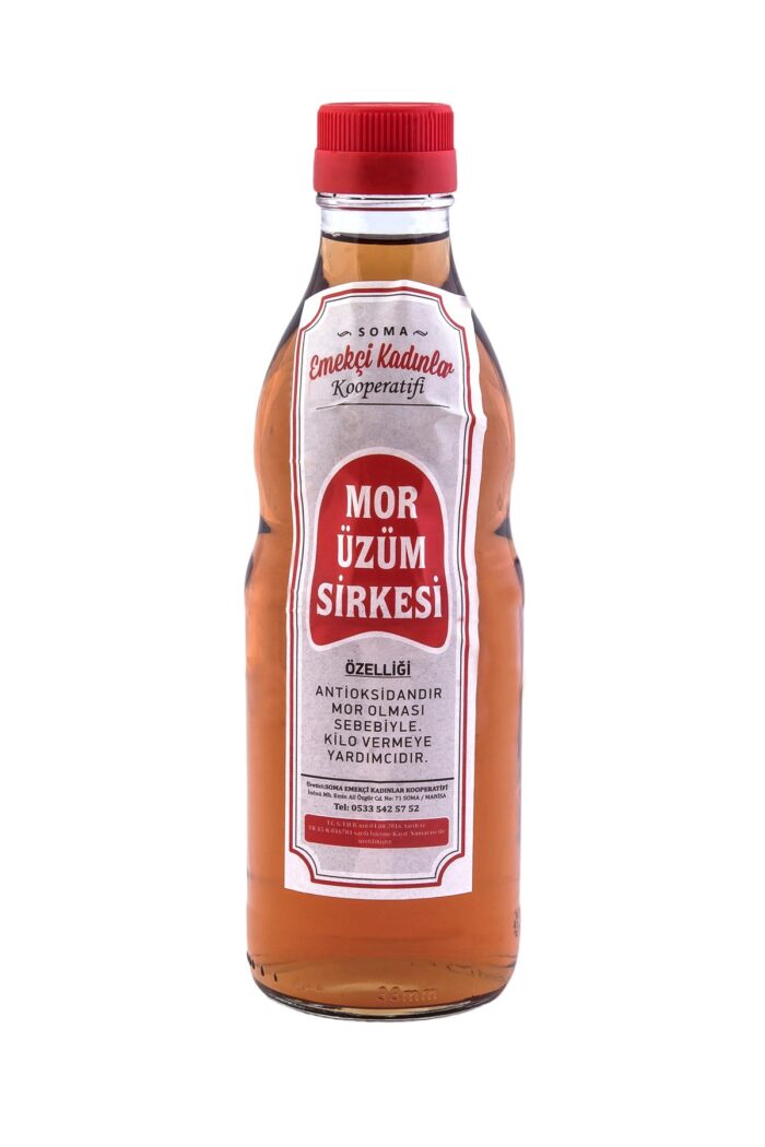Mor Üzüm Sirkesi 500 gr (Emekçi Kadınlar Koop) - Görsel 1