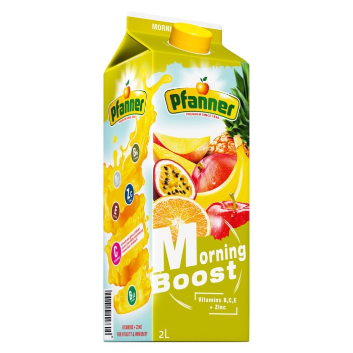 Meyve Suyu Pfanner Morning Boost B+C+E+Zinc Vitaminli 2 Lt - Görsel 1
