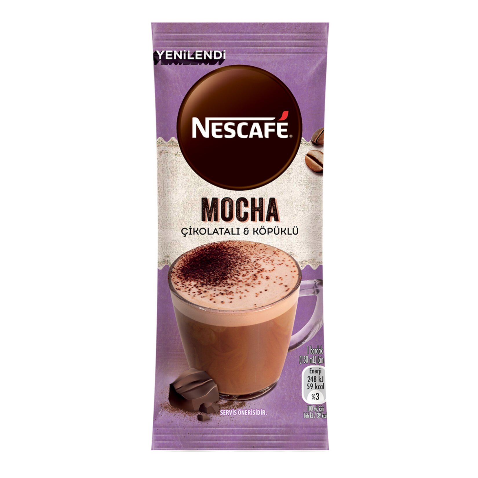 nes-moch.jpg Nescafé Mocha Çikolatalı Köpüklü 17 gr - Görsel 1