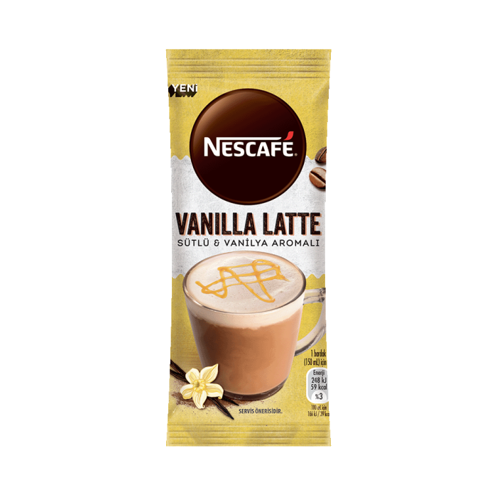 Nescafe Vanilla Latte 14.5 gr - Görsel 1