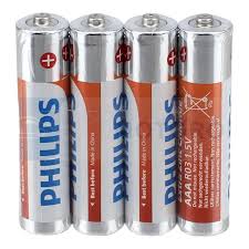 Philips Çinko 4lü AAA İnce Pil
