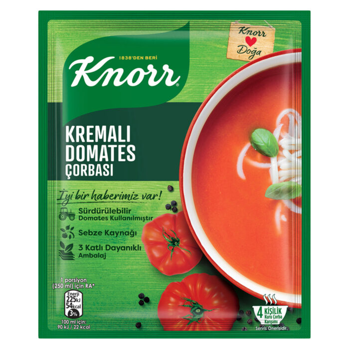 Knorr Kremalı Domates Çorbası 69 gr 4 Kişilik - Görsel 1