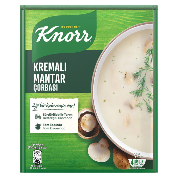 Knorr Kremalı Mantar Çorbası 63 gr 4 Kişilik - Görsel 1