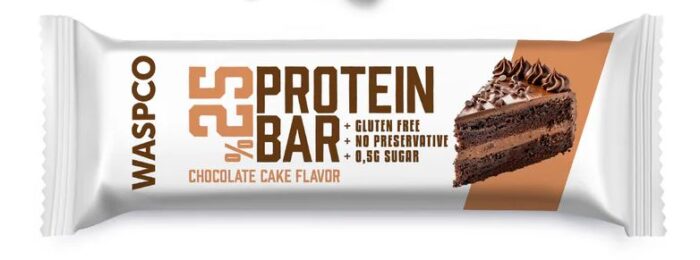WaspCo Bitter Çikolatalı Kek Aromalı Protein Bar 36 gr - Görsel 1