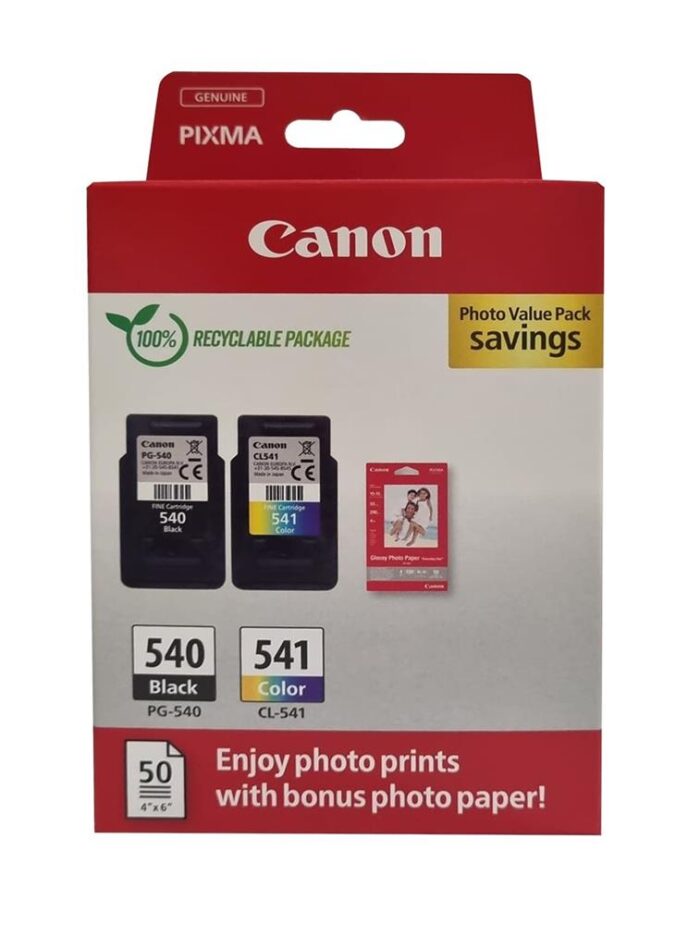 Canon PG-540 CL-541 Photo Value Multipack 2'li Mürekkep Kartuş - Görsel 1