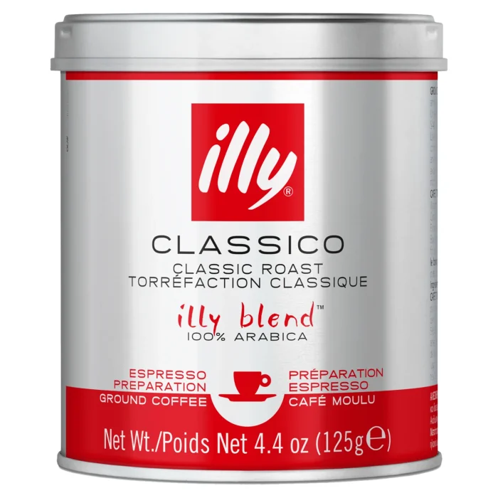 illy-ground-coffee-espresso-classico-roast-125g Illy Classico Orta Kavrulmuş Filtre Kahve 125 gr - Görsel 1