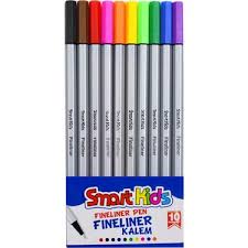 Smart Kids Fineliner Kalem 10 Renk