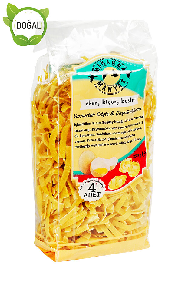 eriste Yumurtalı Erişte Makarnası 250 gr - Görsel 1