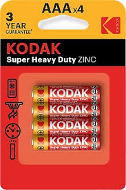 Kalem Pil Kodak Blisterli Çinko Karbon 4lü Paket AAA