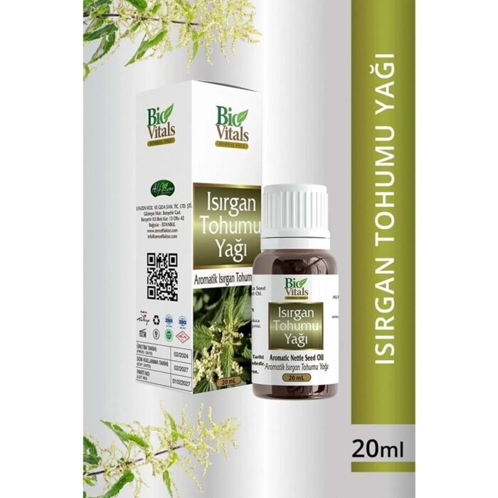 bio vitalis ısırgan Bio Vitals Isırgan Yağı 20ml - Görsel 1