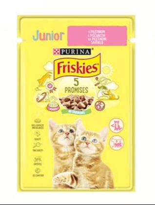 Friskies Junior Pouch Tavuklu Yaş Yavru Kedi Maması 85 Gr