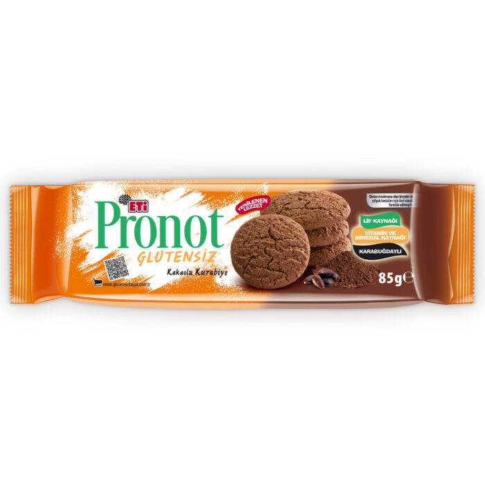 prnt kakao krby Eti Pronot Glutensiz Kakaolu Kurabiye 85 gr - Görsel 1
