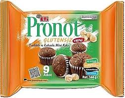 Eti Pronot Glutensiz Fındıklı Kakolu Mini Kek 144 gr