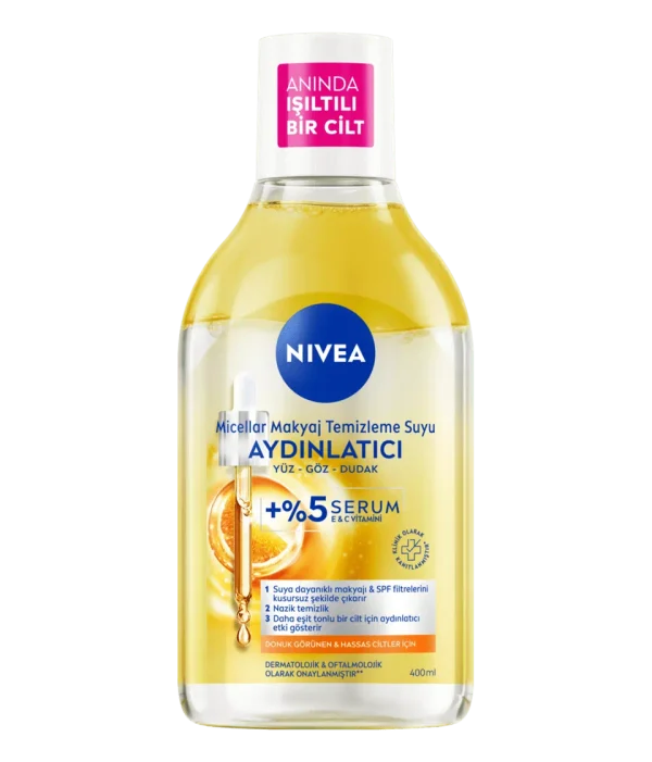 Nivea Aydınlatıcı Micellar Makyaj Temizleme Suyu % 5 Serum