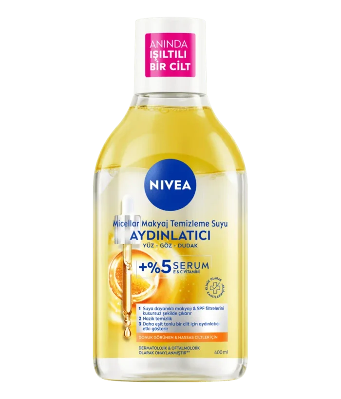 Nivea Aydınlatıcı Micellar Makyaj Temizleme Suyu % 5 Serum - Görsel 1