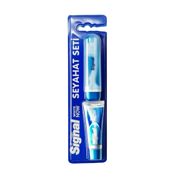 Signal White Now Diş Fırçası ve Macunu Seyahat Seti