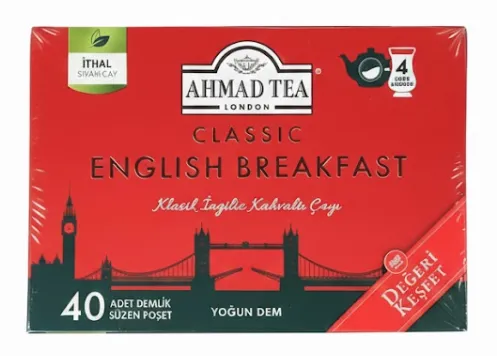 Ahmad Tea Classic English Breakfast Tea 40 lı Demlik Poşet