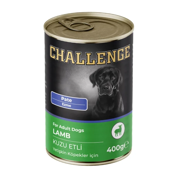 Challenge Pate Kuzu Etli Yetişkin Köpek Konservesi 400 gr