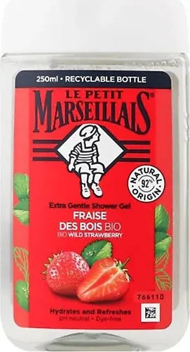 Le Petit Marseillais Duş Jeli Akdeniz Çileği 250 ml