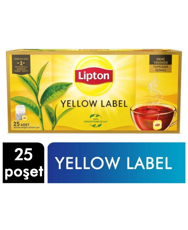 Lipton Yellow Label Bardak Poşet Çay 25 Adet