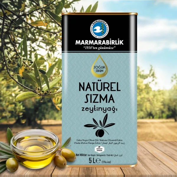 Marmara Birlik Soğuk Sıkım Zeytinyağı 5 lt