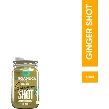 Organuca Organik Zencefilli İçecek Gınger Shot 60 ml