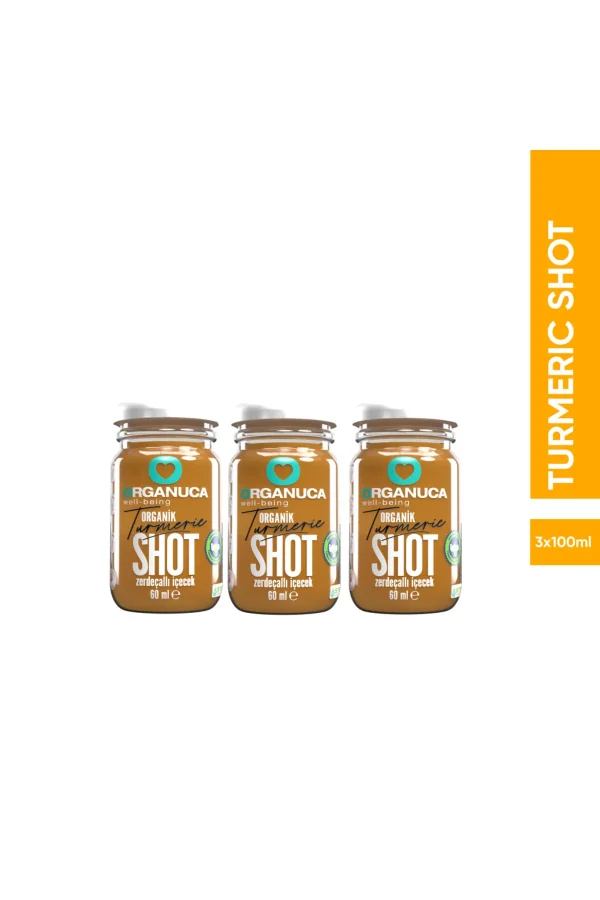 Organuca Organik Zerdeçallı İçecek Turmeric  Shot 3 x 60 ml