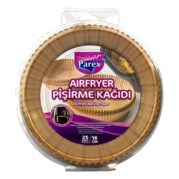 Parex Airfryer Pişirme Kağıdı 25 Adet